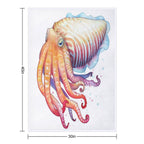 Cuttlefish Plush Throw Blanket