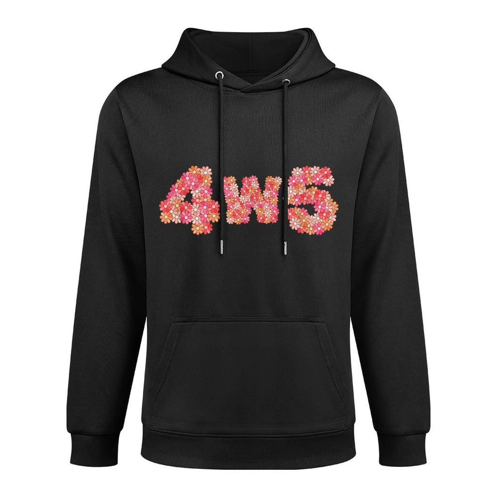 Enneagram 4w5 Type 4 Wing 5 Individualist Romantic Daisies Cotton-Polyester Blend Hoodie