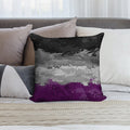 Abstract Paint Splatter Asexual Pride Flag Pattern Soft Gift Ready Throw Pillow