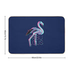 Fabulous Flamingo  Fade-Resistant Bath Mat