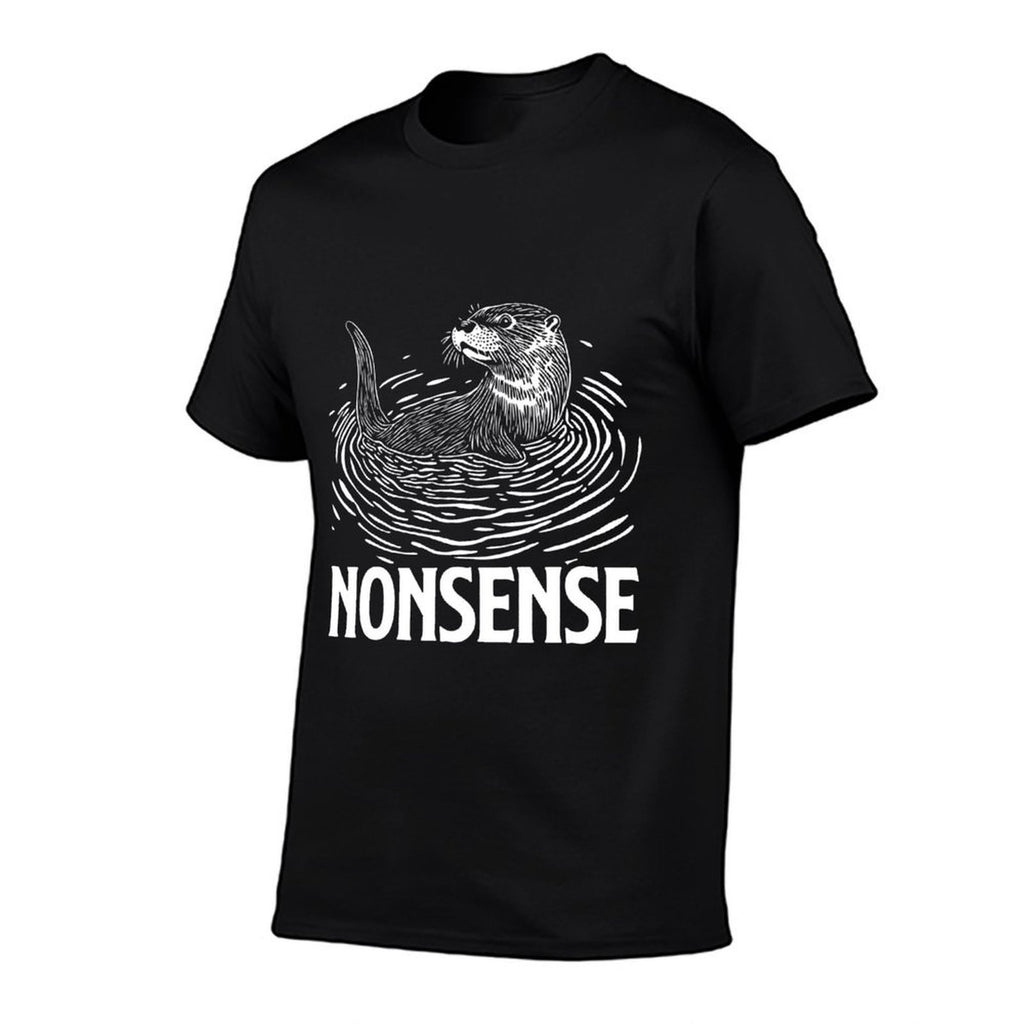 Funny Otter Nonsens Animal Meme Pun Sarcastic For Men Otters  Graphic-printed T-Shirt