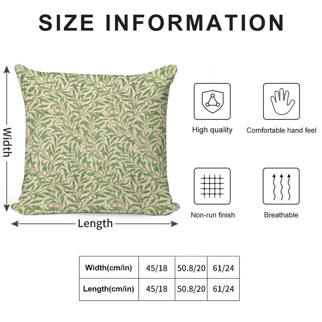 Willow Boughs Soft Gift Ready Throw Pillow