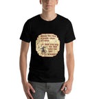 Vintage Behold The Field, Funny Medieval Meme Gift  Ribbed Collar T-Shirt