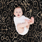 Alchemy Symbols And Astrological Symbols Pattern #2 Versatility Throw Blanket