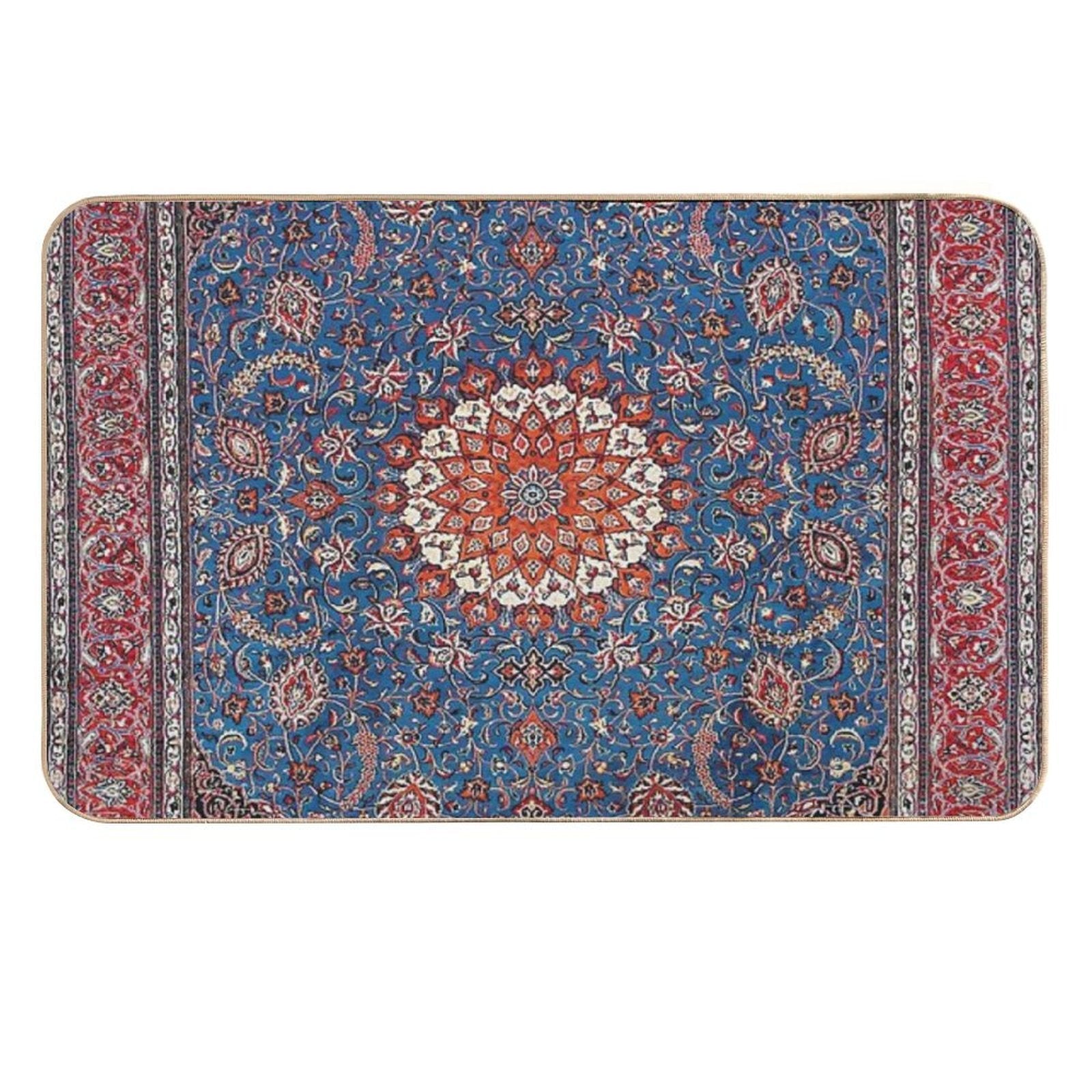 Sarouk Antique Persian Rug Print  Versatile Bath Mat