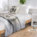 Stillness in Pieces Sustainable Throw Blanket