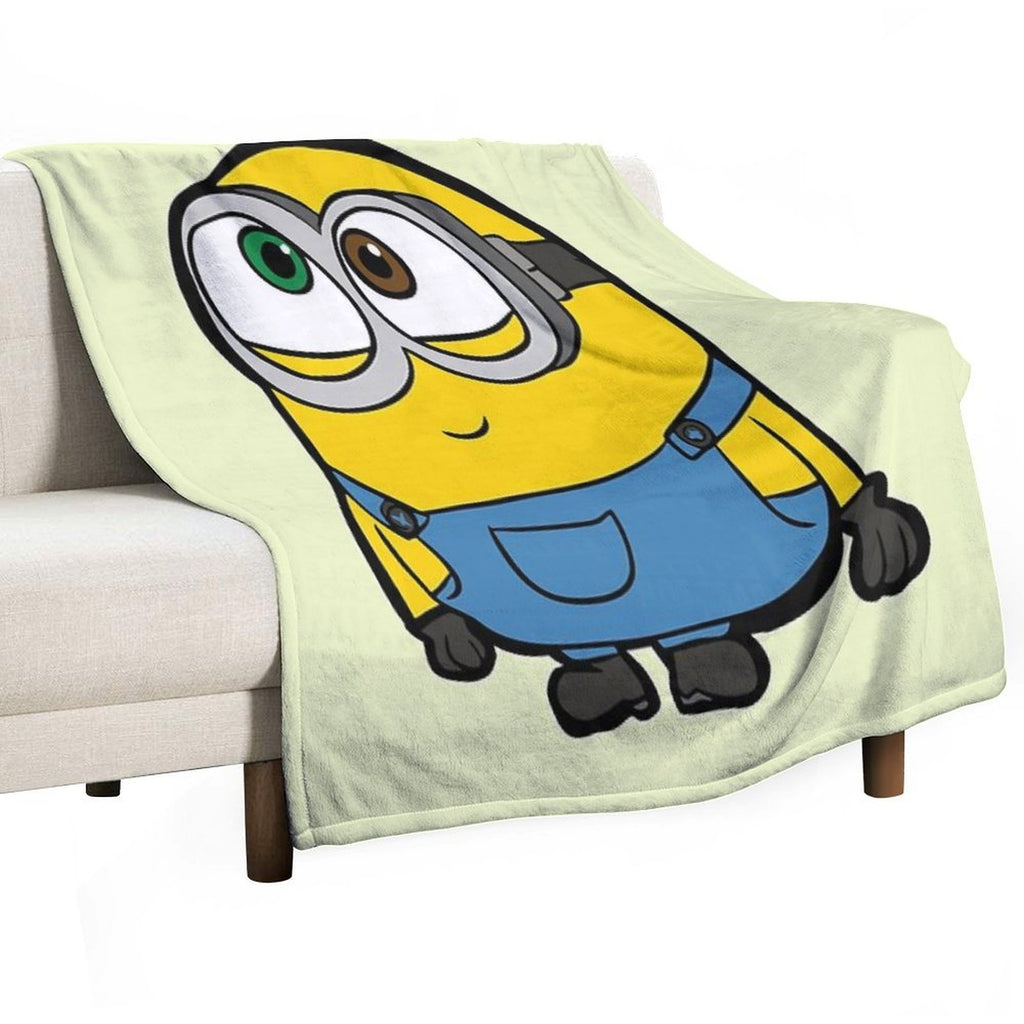 Minion Bob Sustainable Throw Blanket