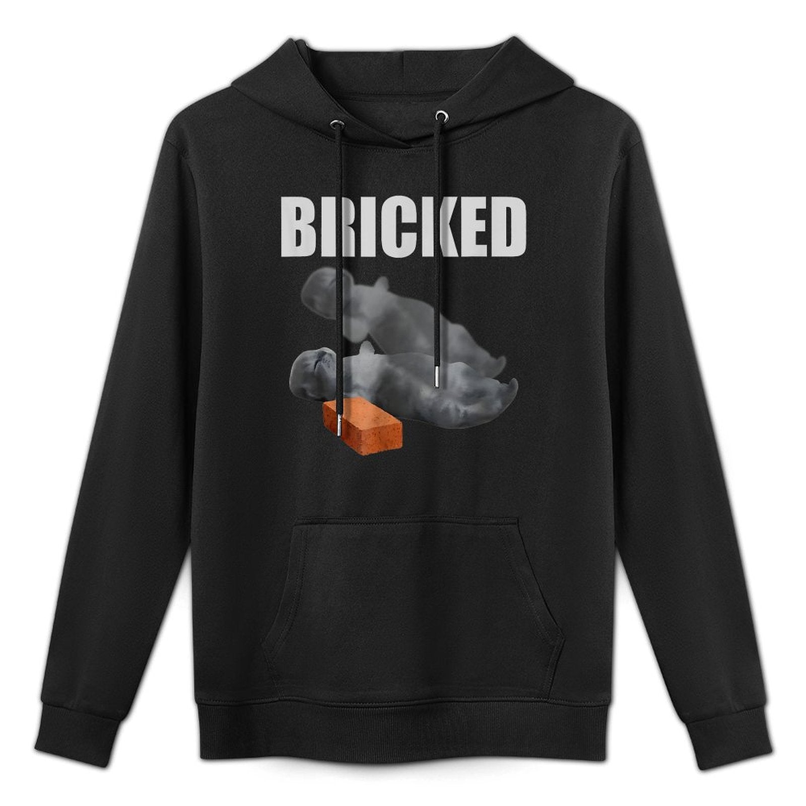 Cat Bricked Funny Knocked Out Meme Silly Cats Saying Versatile Streetwear Hoodie
