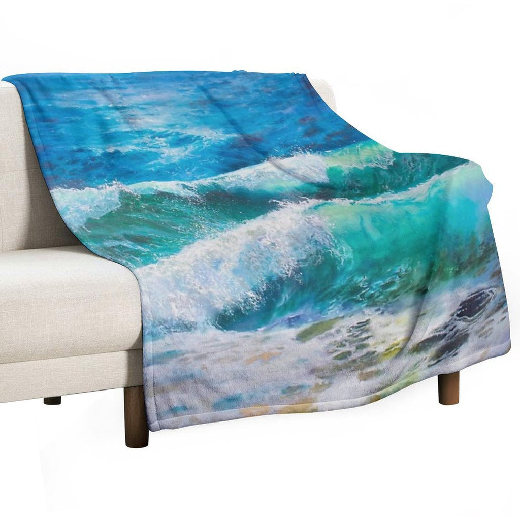 Perpetual Ocean All-season Throw Blanket