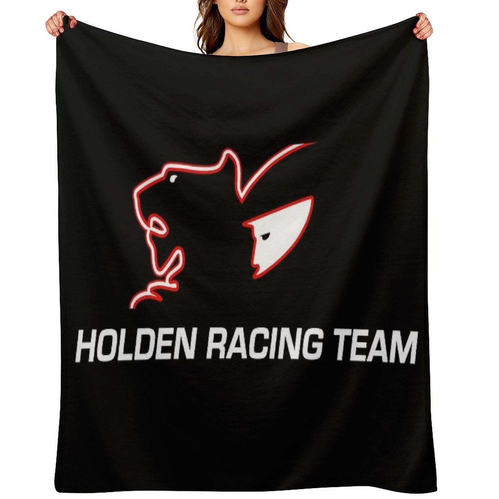 Holden Racing Team Vintage Black Gift-ready Throw Blanket