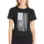 Funny BBQ Design! For Fans of Smoking, Grilling And Barbecue  Summer-ready Fabric T-Shirt