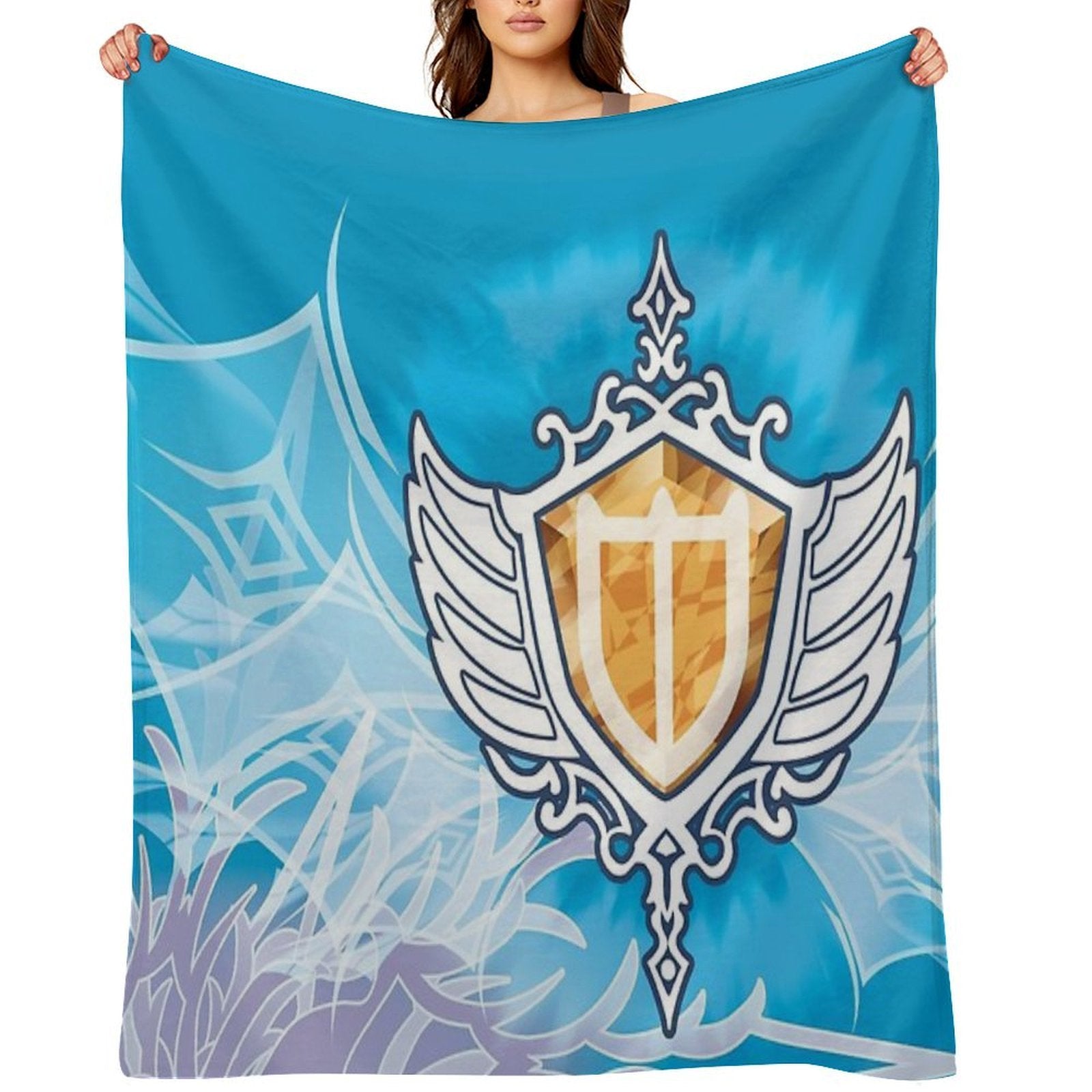 FFXIV Paladin Job Mat Anti-pilling Throw Blanket