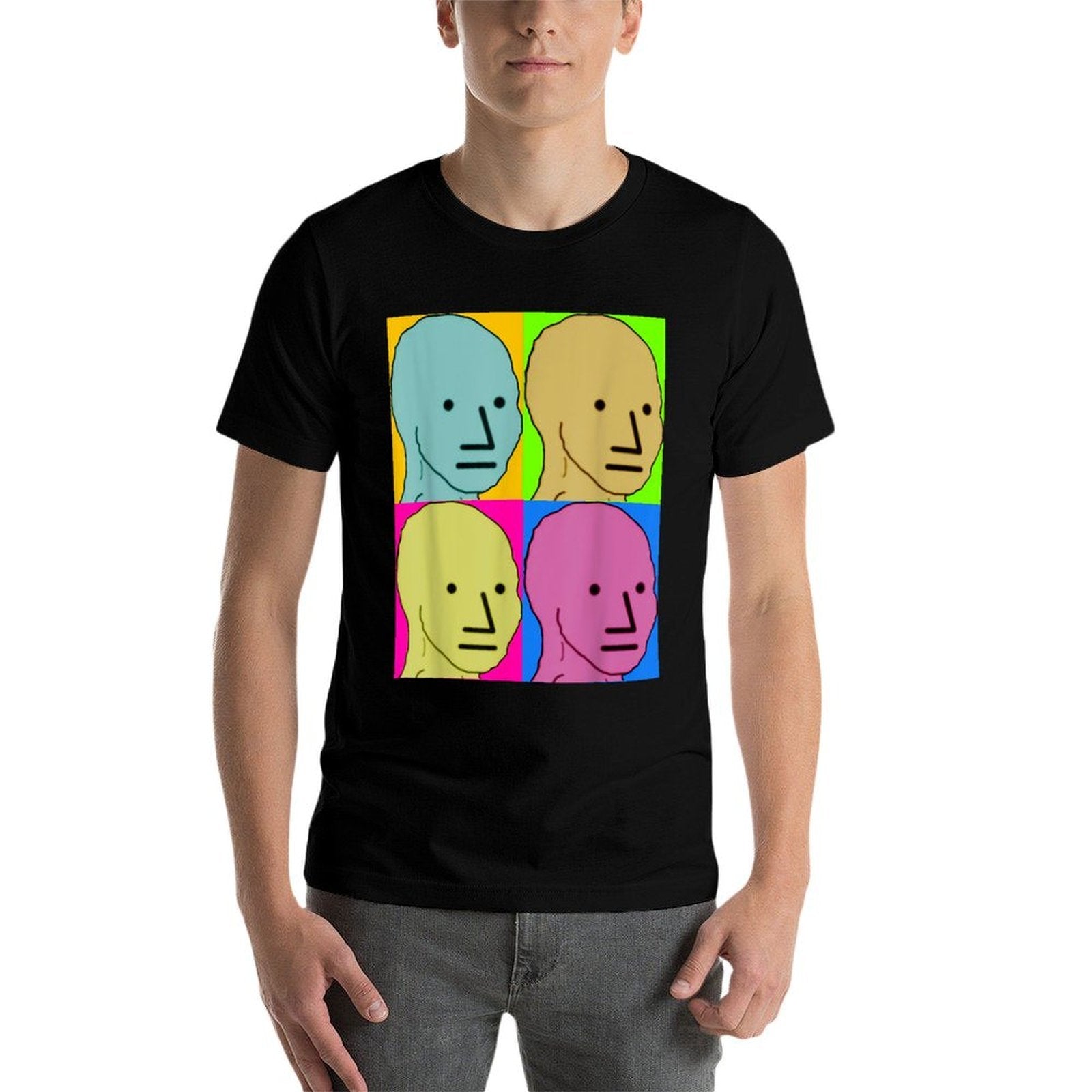 NPC Meme, Wojak Pop Art  Classic T-Shirt