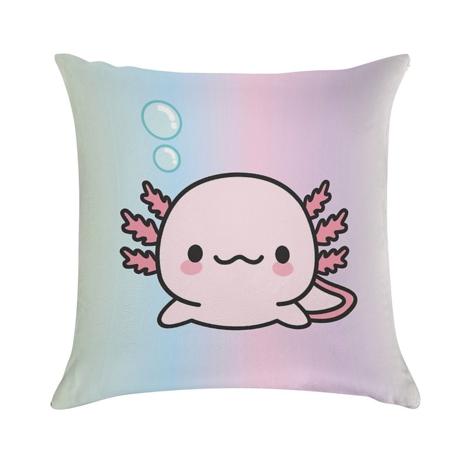 Cute Axolotl Soft Ultra-Soft Texture Throw Pillow