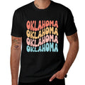 Funny Cute Retro Graphic Men Women  Kids Oklahoma  Cotton T-Shirt