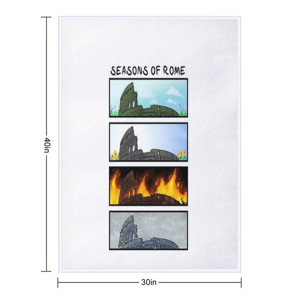 Seasons of Rome Comfort Throw Blanket