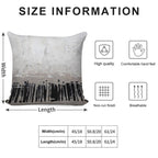 Beige Abstract Soft Home Decor Throw Pillow