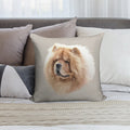 Chow Chow Soft Decorative Cover Throw Pillow