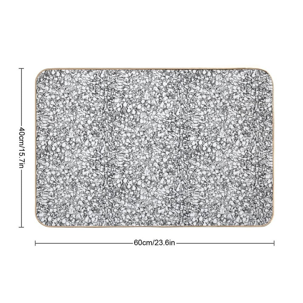 Hitobito-o13  Absorbent Bath Mat