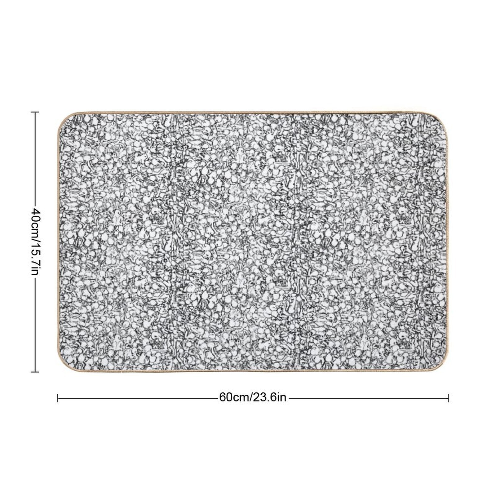 Hitobito-o13  Absorbent Bath Mat