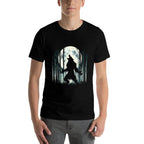 Werewolf Howling At Full Moon - Alpha Wolf Meme Literally Me  Affordable Price T-Shirt