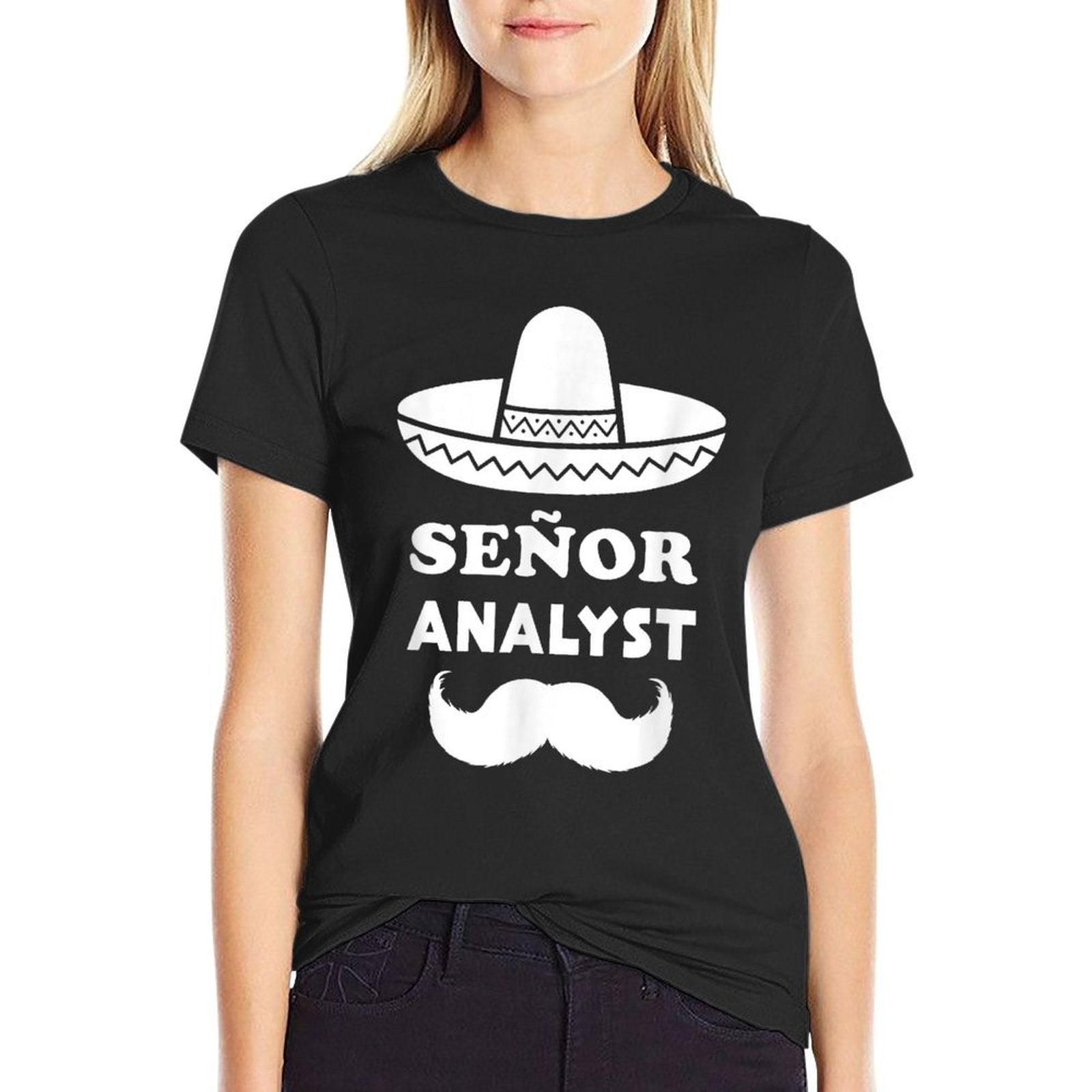 Senior Analyst Pun  Wrinkle-resistant T-Shirt