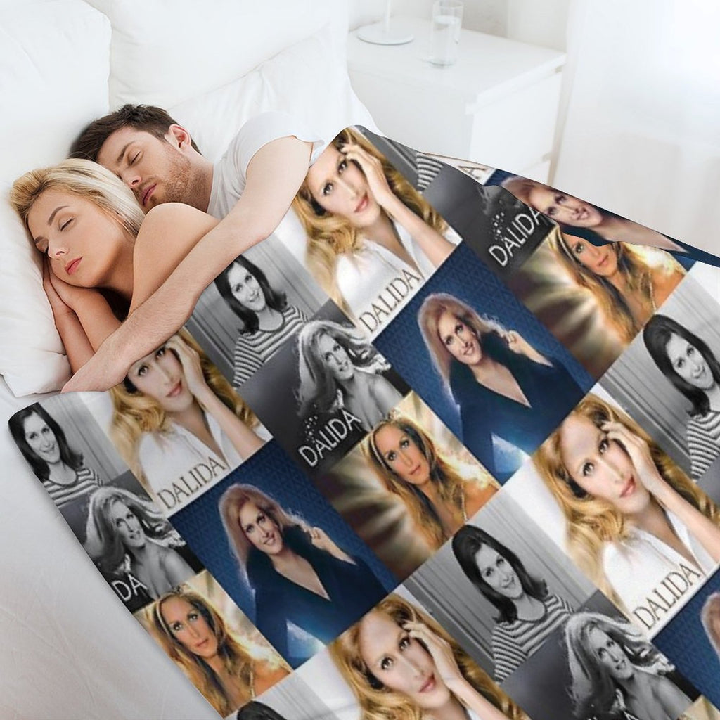 Dalida Collage Multi-functional Throw Blanket