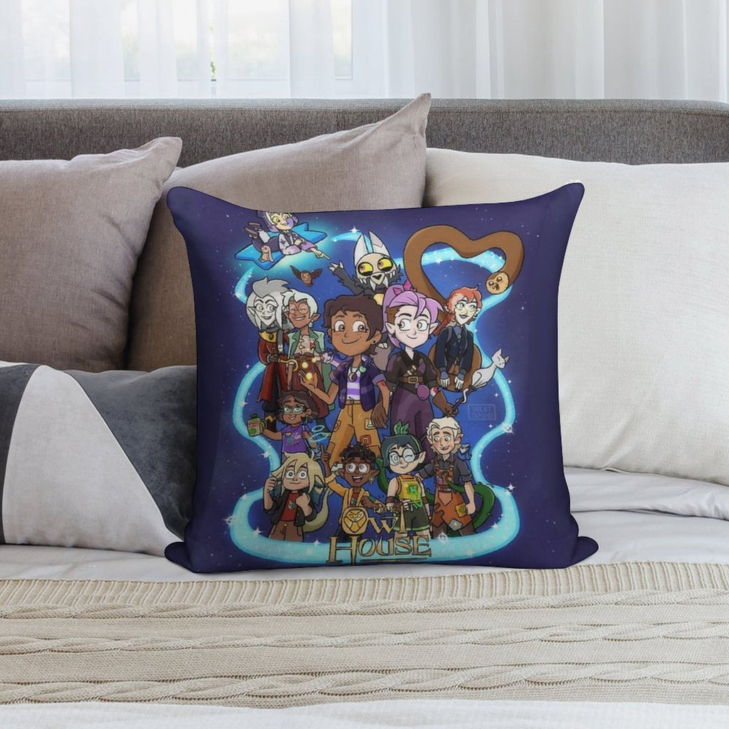 The Owl House Finale Soft Decorative Cover Throw Pillow