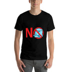 No ICE Funny Ice Cube Anti ICE Deportation Human Rights  Summer-ready Fabric T-Shirt