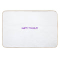 Happy to Help Helper_Pop Text  Slip-Resistant Bath Mat