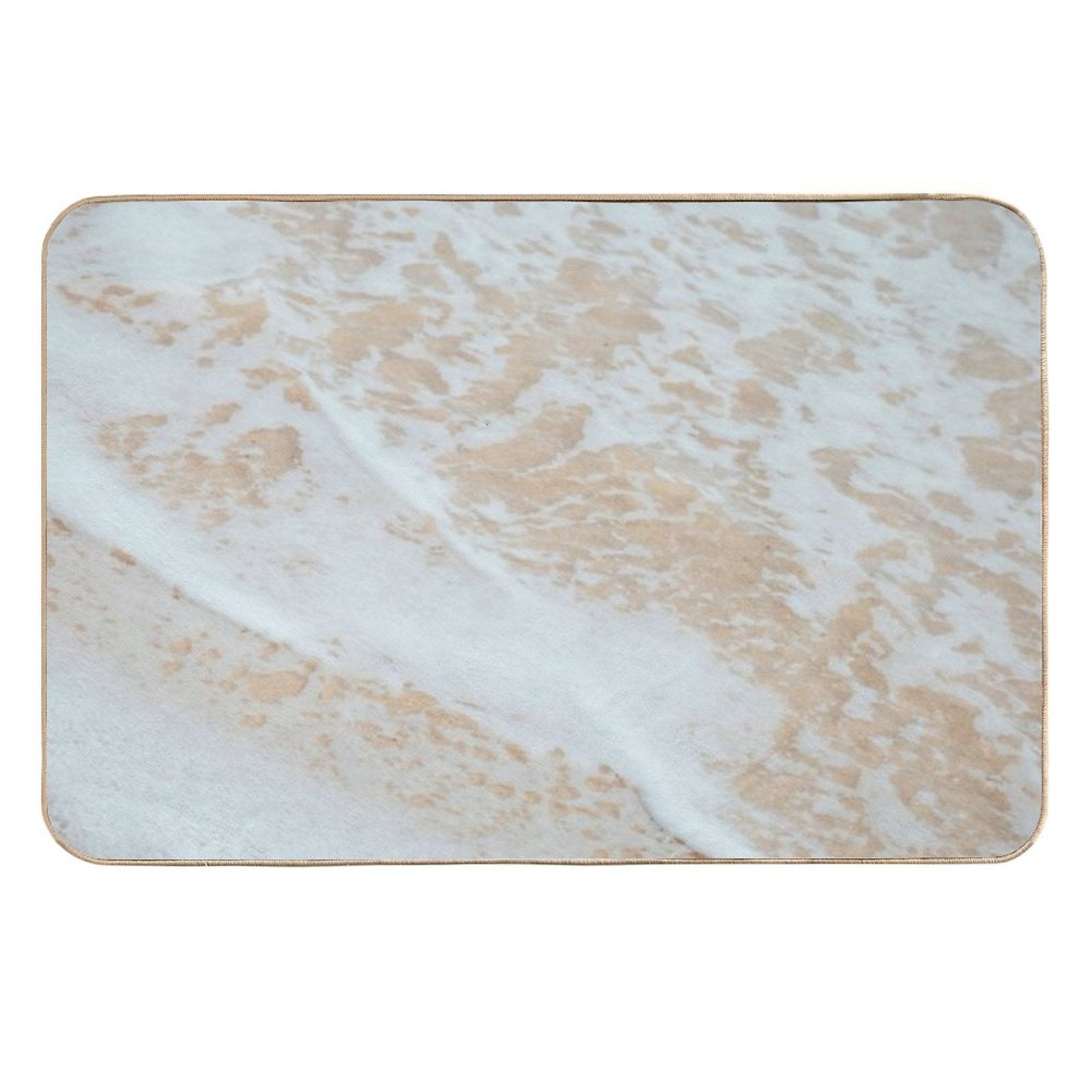 Beach Sand And Waves  Repositionable Bath Mat