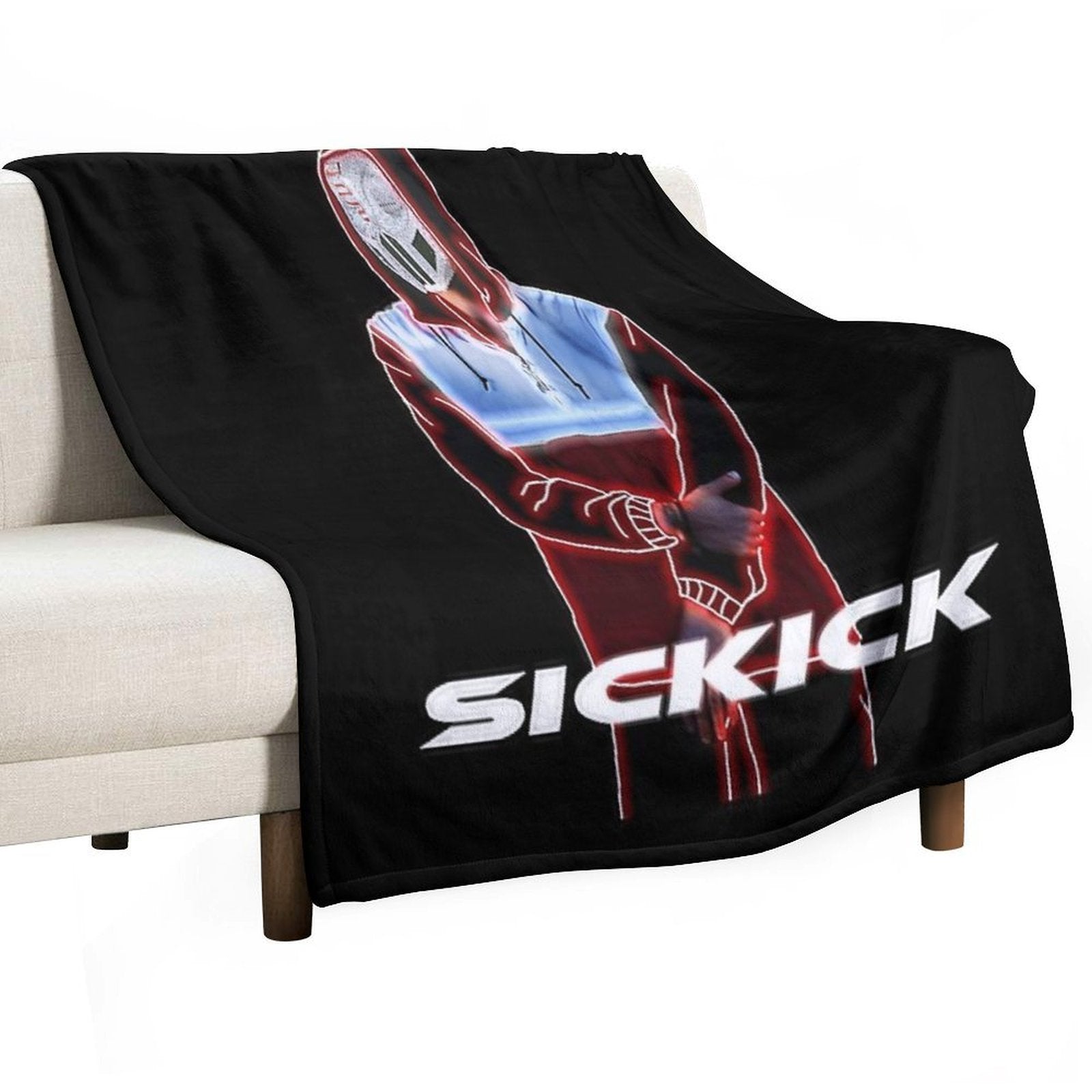 Sickick Music S!ckK!ck Lightweight Throw Blanket