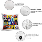 The Jam Mod Art Soft Easy Maintenance Throw Pillow