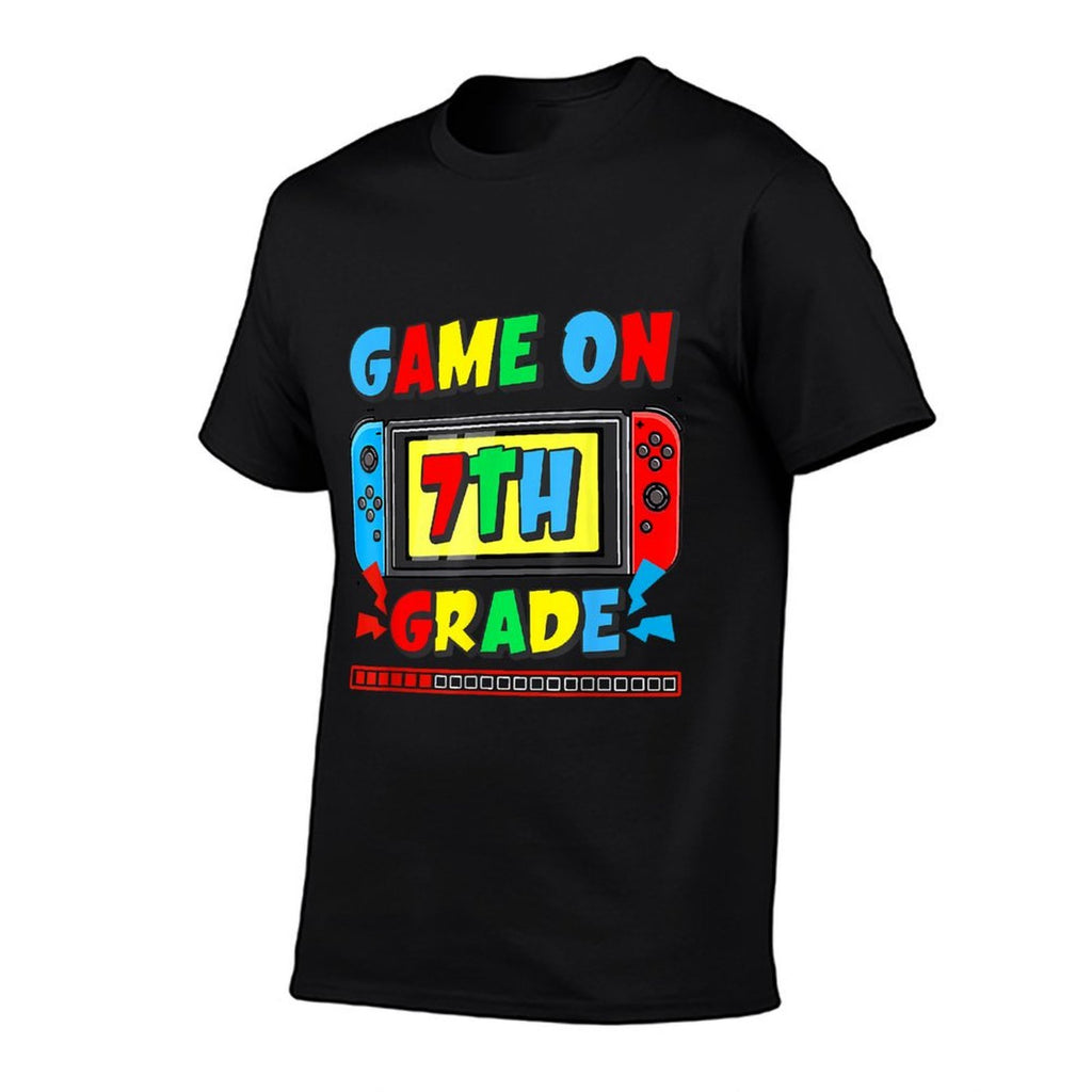 Back To School Game On 7th Grade Funny Gamer Kids Boys  Affordable Price T-Shirt