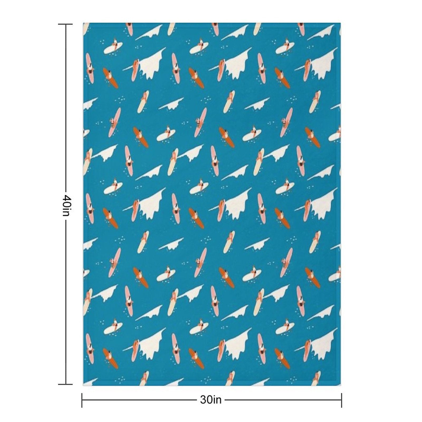 Queens Plush Throw Blanket