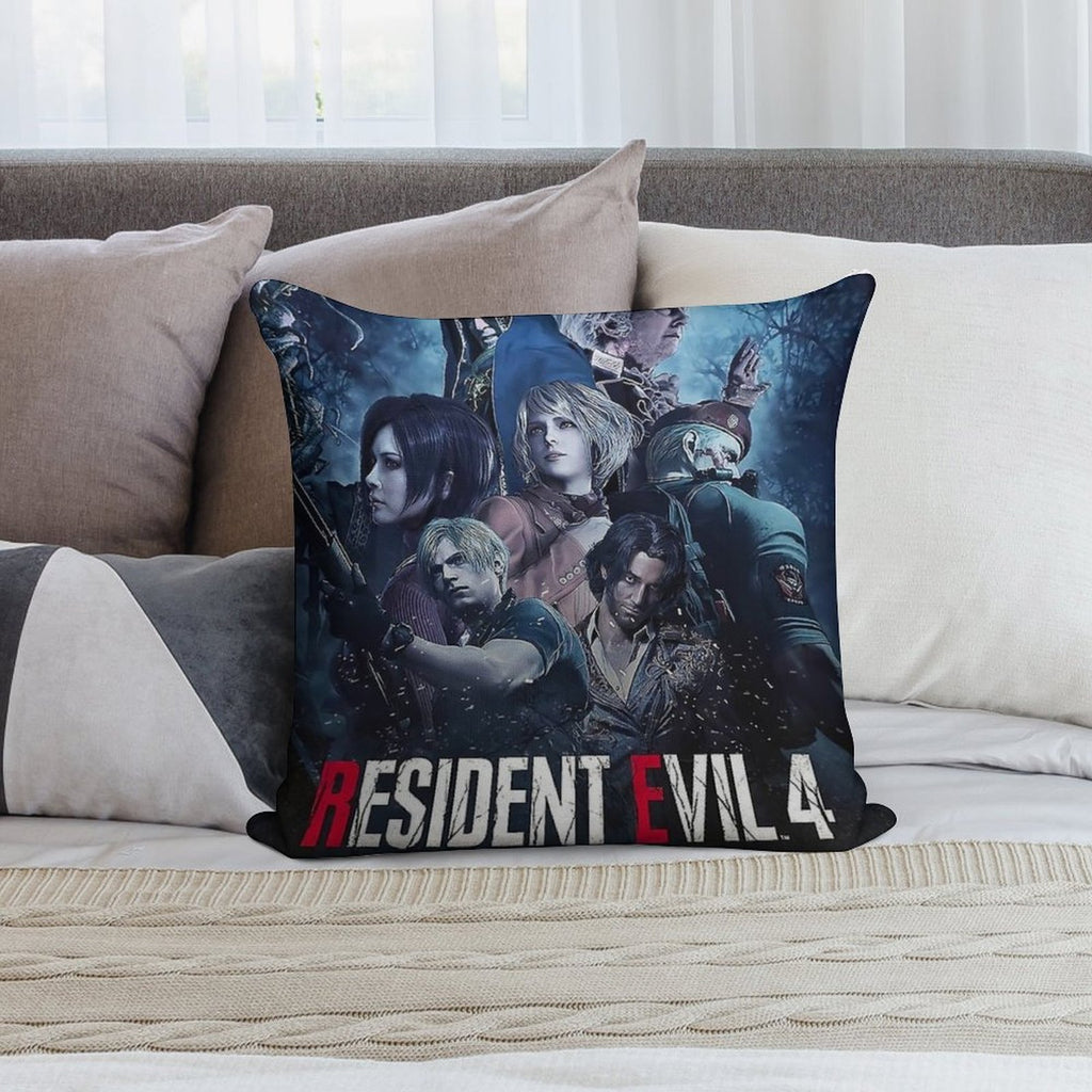 Resident Evil 4 Remake, Re4, Resident Evil 4 Soft High-Density Material Throw Pillow
