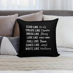 The Baby Sitters Club - Kristy, Claudia, Stacey, Mary Anne, Dawn, Jessi, Mallory Soft Warmth Comfort Throw Pillow