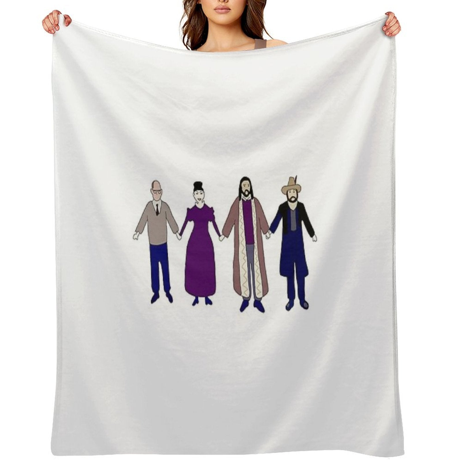 Colin Robinson's Painting - What We Do In The Shadows Gift-ready Throw Blanket