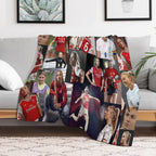 Leah Williamson Beautiful Aesthetic Collage Art Velvety-soft Throw Blanket