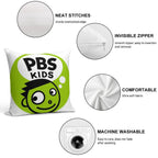 Pbs Kids Nostalgia Soft Luxury Feel Throw Pillow
