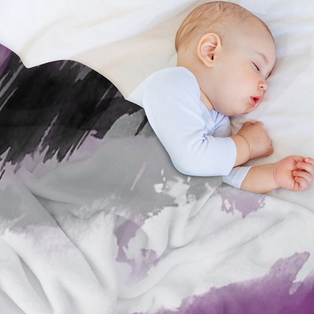 Ace Watercolor Pride Durable Throw Blanket