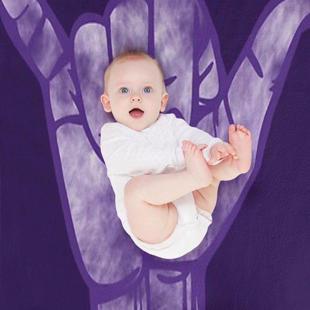 Tie Dye Hand Anti-pilling Throw Blanket