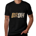Leopard Cheetah Animal Print Funny Bruh For Boys Girls  Lightweight T-Shirt