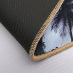 Beautiful Tall Coconut Trees on A Farm in The South of The Island St. Lucia  Absorbent Bath Mat