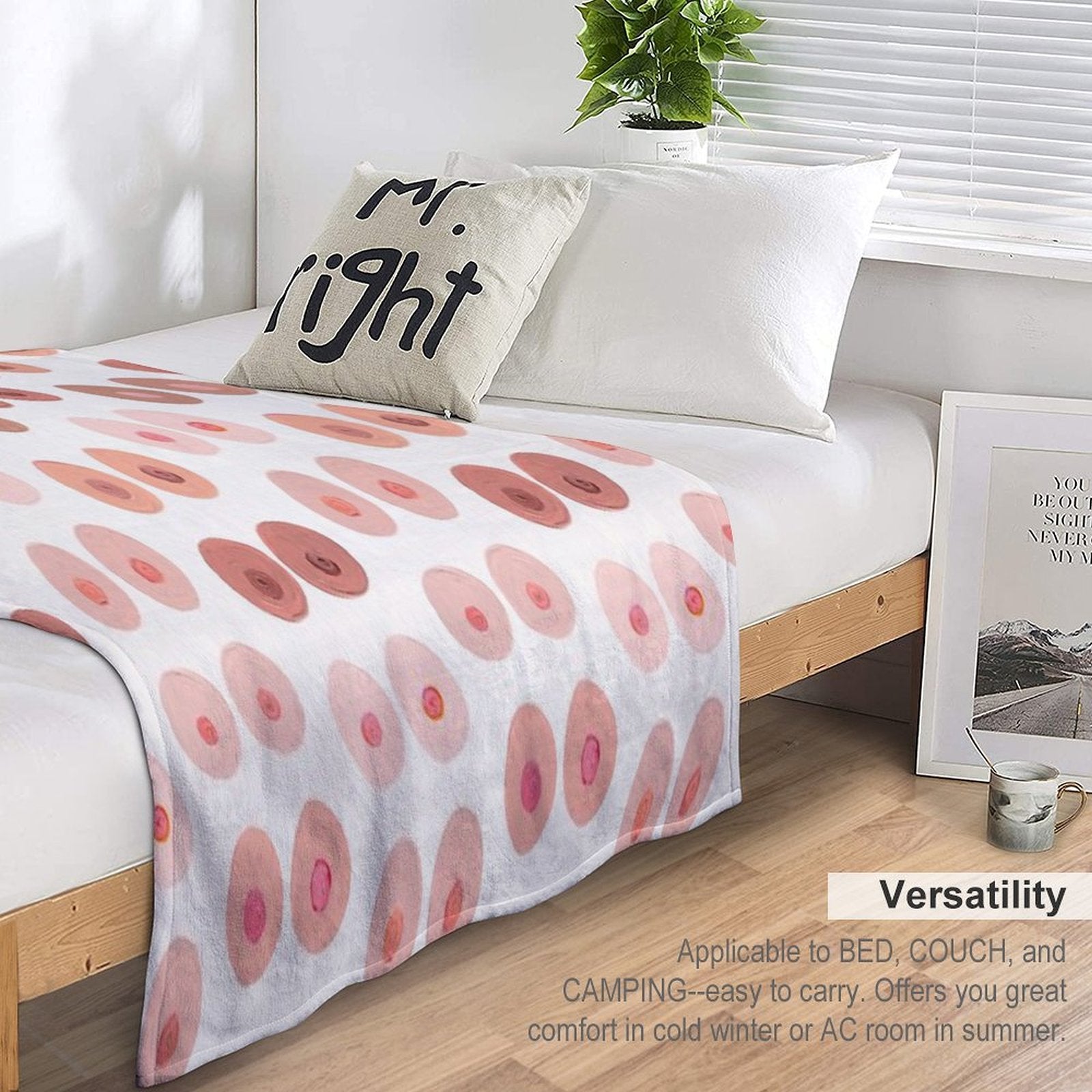 Boobs Anti-pilling Throw Blanket