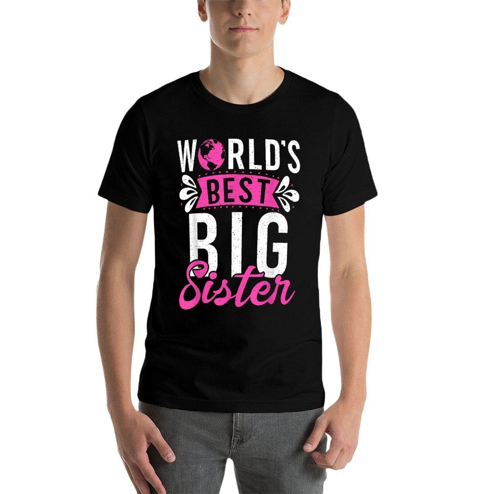 Worlds Best Big Sister  Polyester Blend T-Shirt