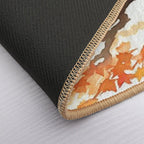 Watercolour Autumn Branches And Leaves  Anti-Trip Bath Mat