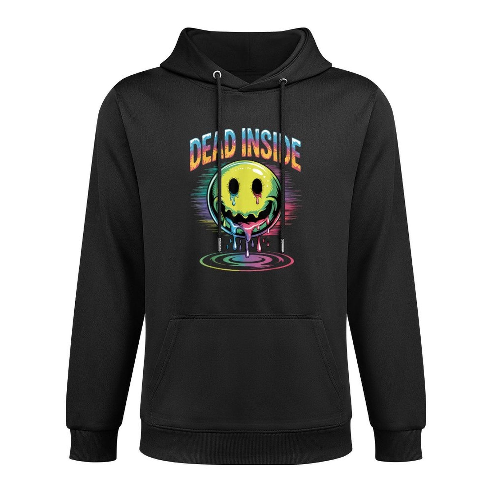 Funny Trippy Dead Inside Quote Sarcasm Meme Gothic Versatile Streetwear Hoodie