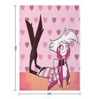 Hazbin Hotel - Angel Dust Anti-pilling Throw Blanket