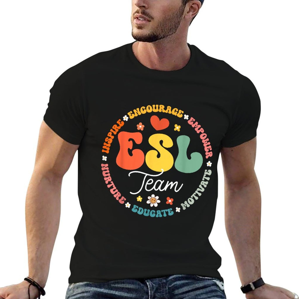 ESL Team Teacher English As A Second Language Squad  Relaxed-fit T-Shirt